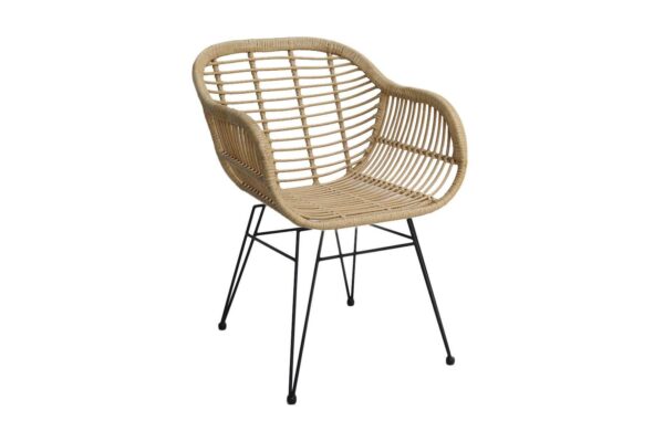 Fauteuil Club Rotan Flores Natural